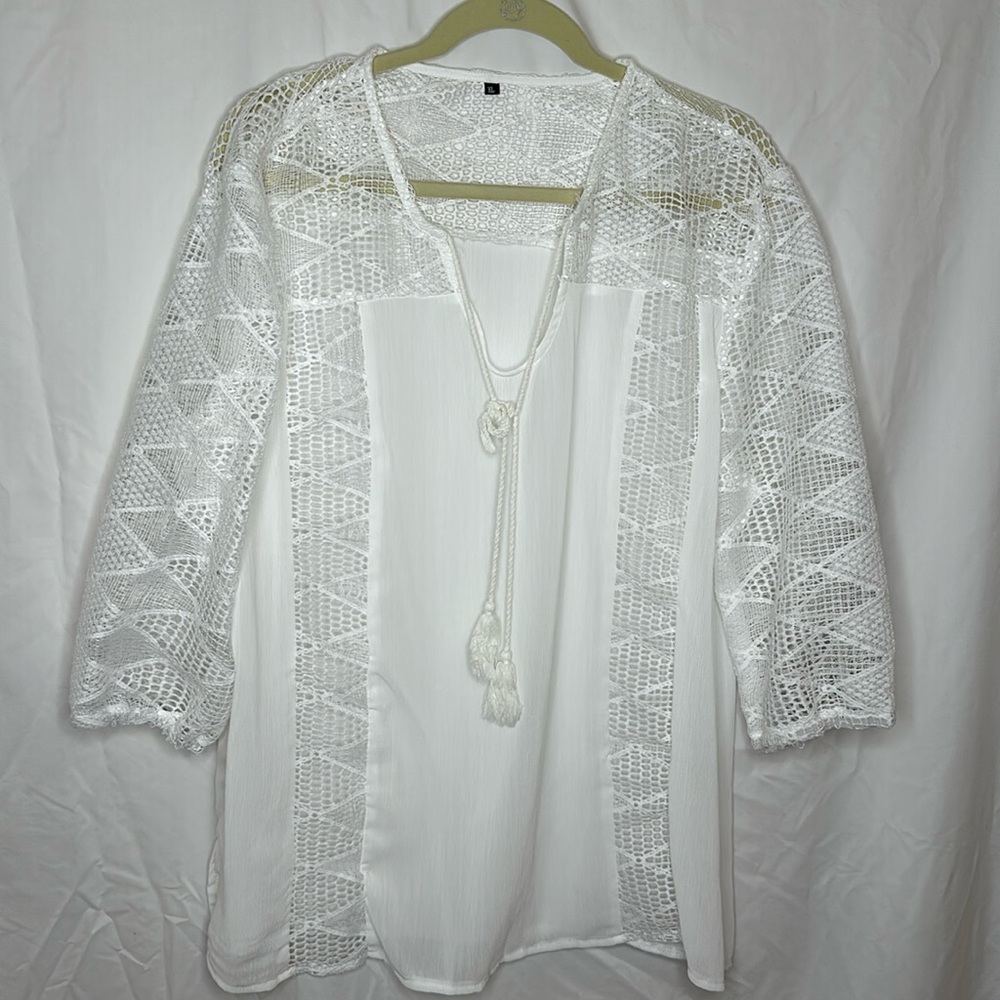 SHEIN Peasant top